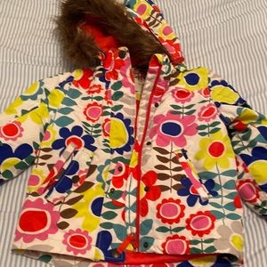 Flowered mini Boden ski jacket